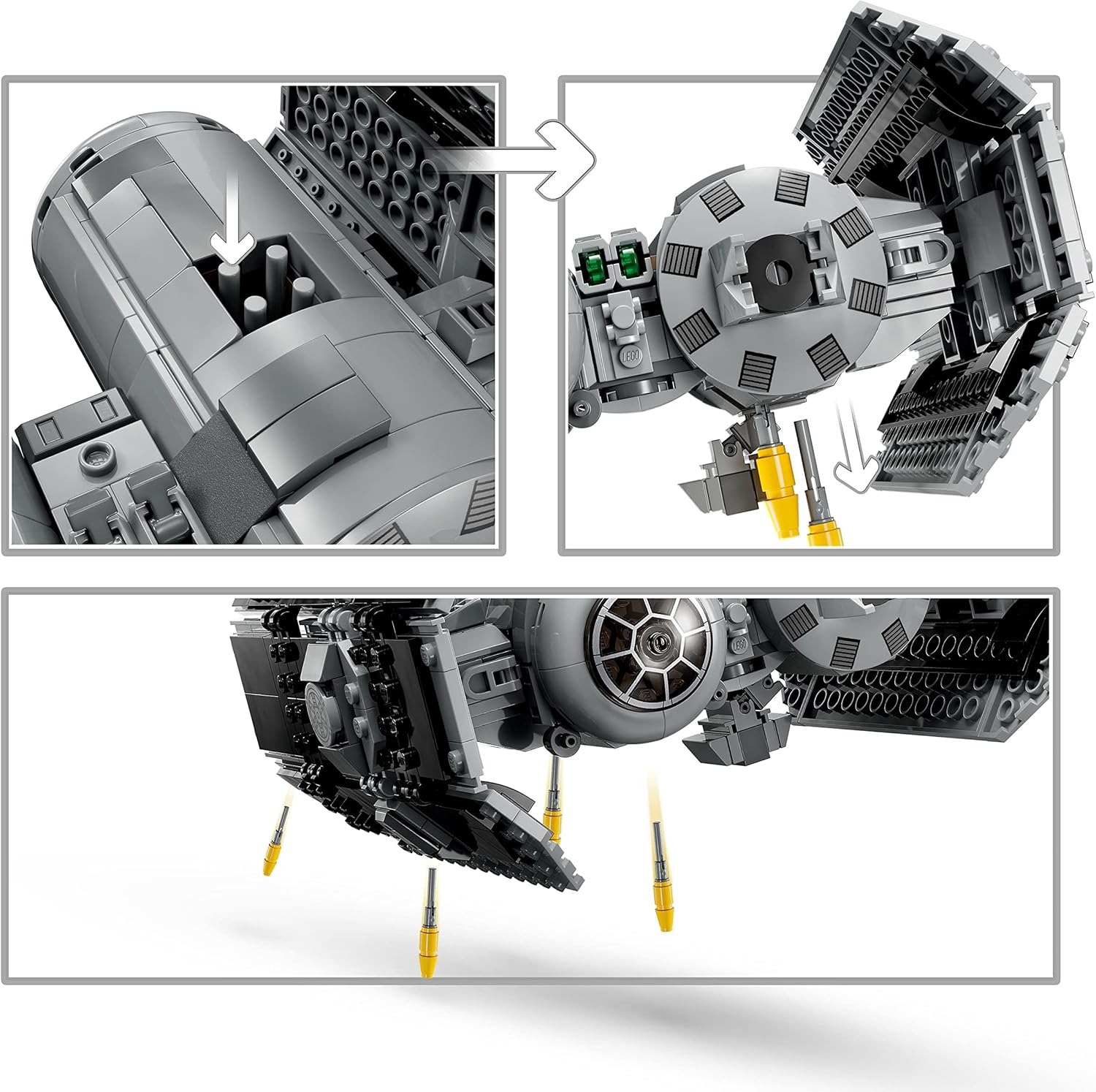 LEGO Star Wars TIE Bomber Starfighter with Darth Vader & Gonk Droid — image 2