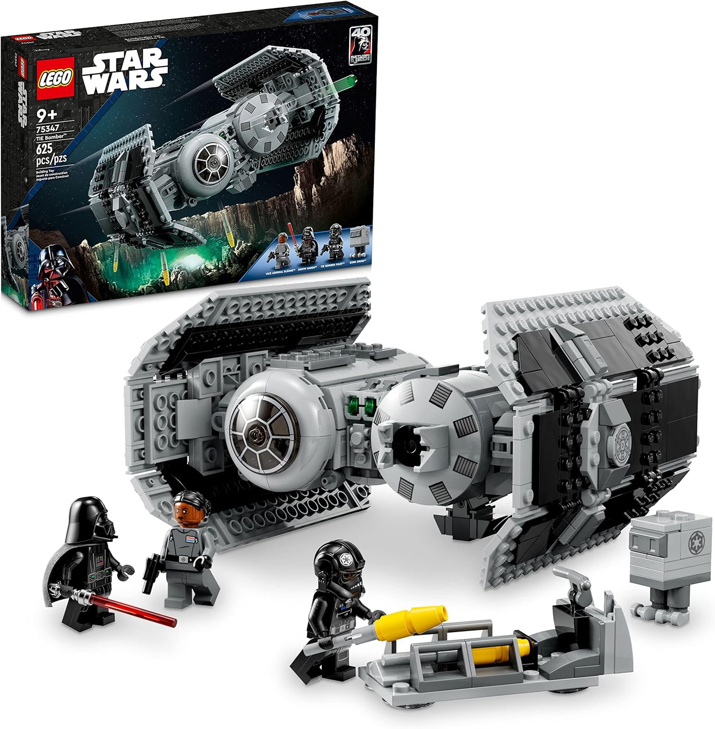 LEGO Star Wars TIE Bomber Starfighter with Darth Vader & Gonk Droid — image 5