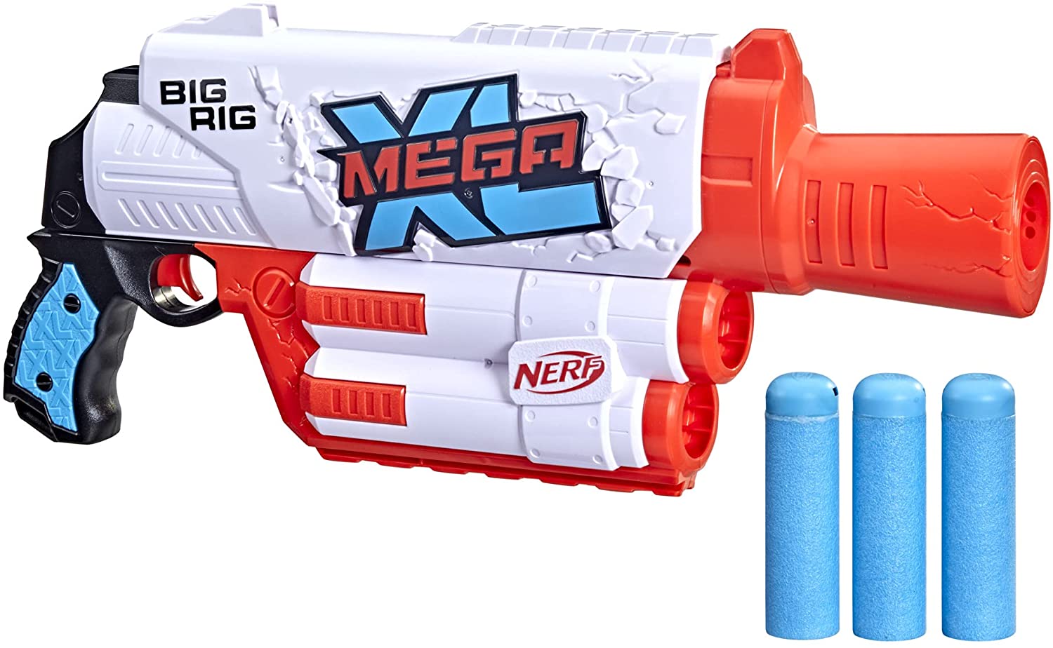 Nerf Mega XL Big Rig Blaster - Fires Largest Nerf Darts Ever, 3 XL Darts + Storage — image 4