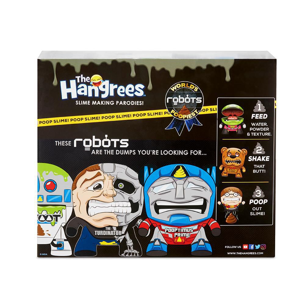 Hangrees Series 1 – World’s Poopiest Robots | Pooptimus Prime, R-Toot & The Turdinator — image 2